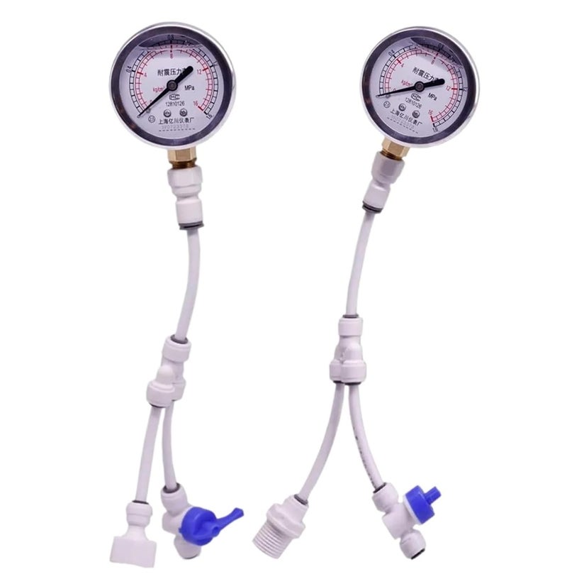 Household Water Pressure Gauge 0 1 6MPA Oil Pressure Anti Vibration Tap Water Purifier Test - Image 1
