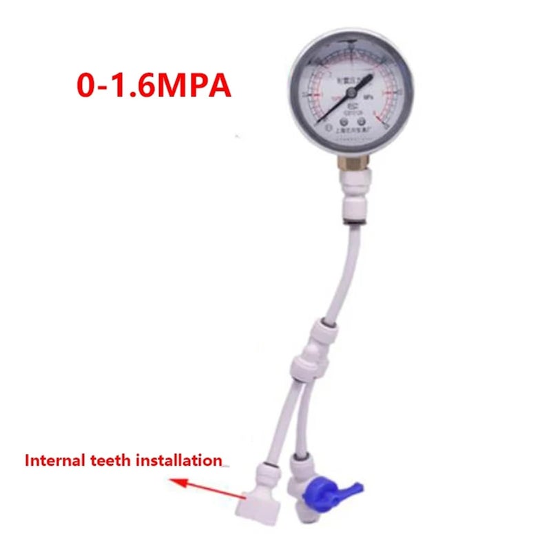 Household Water Pressure Gauge 0 1 6MPA Oil Pressure Anti Vibration Tap Water Purifier Test - Image 2