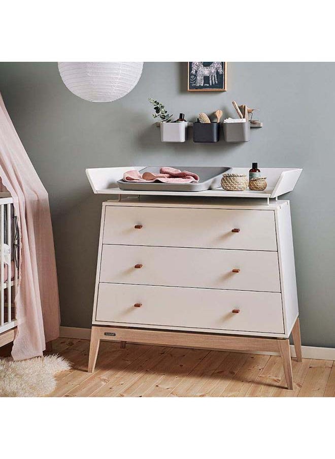 Al Home Kids Dresser: 100x40x85 Wood, White by Alhome 