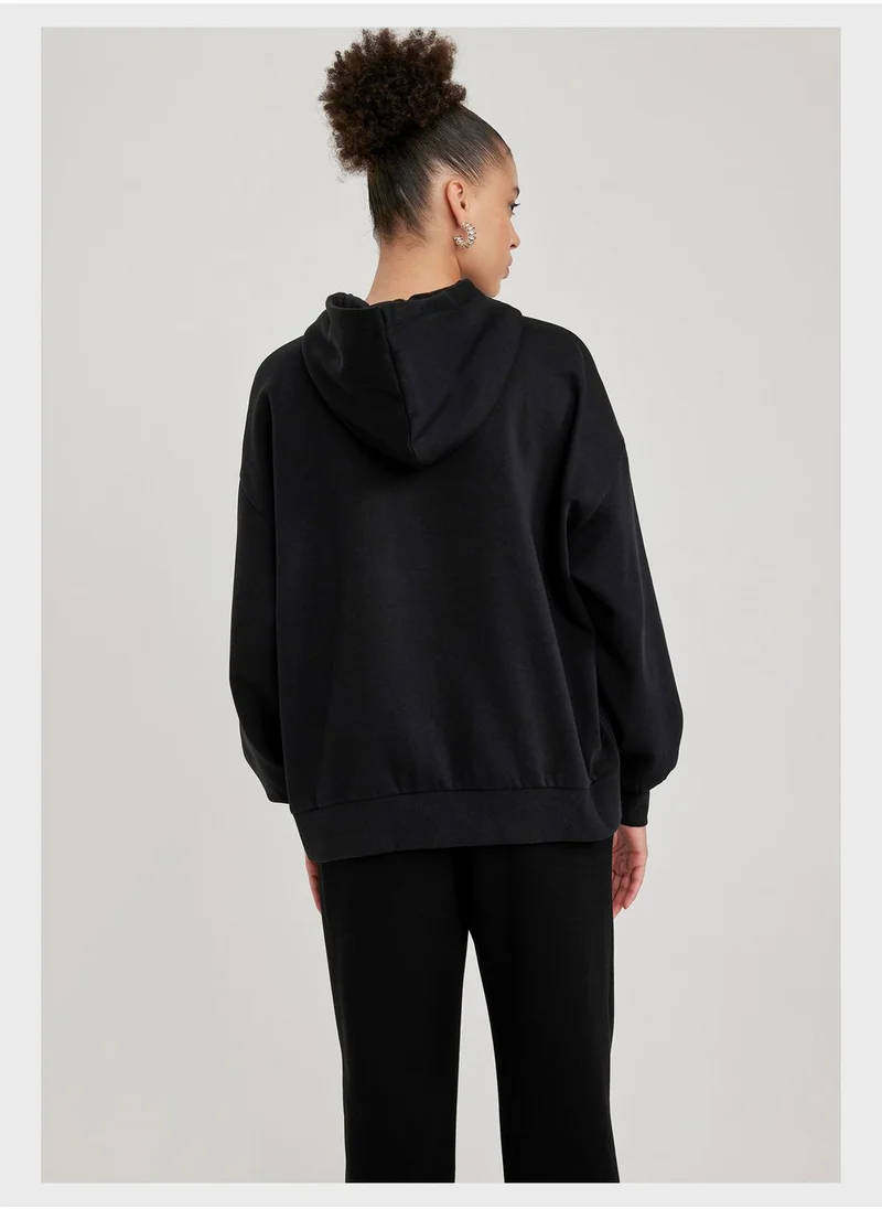 DeFacto Pocket Detail Sweatshirt