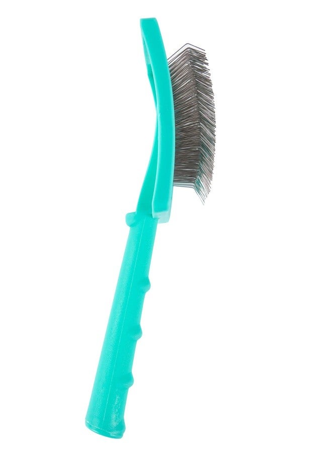 Groomer Essentials Long Pin Universal Pet Slicker - Large - Gets Rid of Debris, Loose Hair and Mats/Knots in the Fur - For Medium-to-Long Haired or Curly Dogs - Image 4