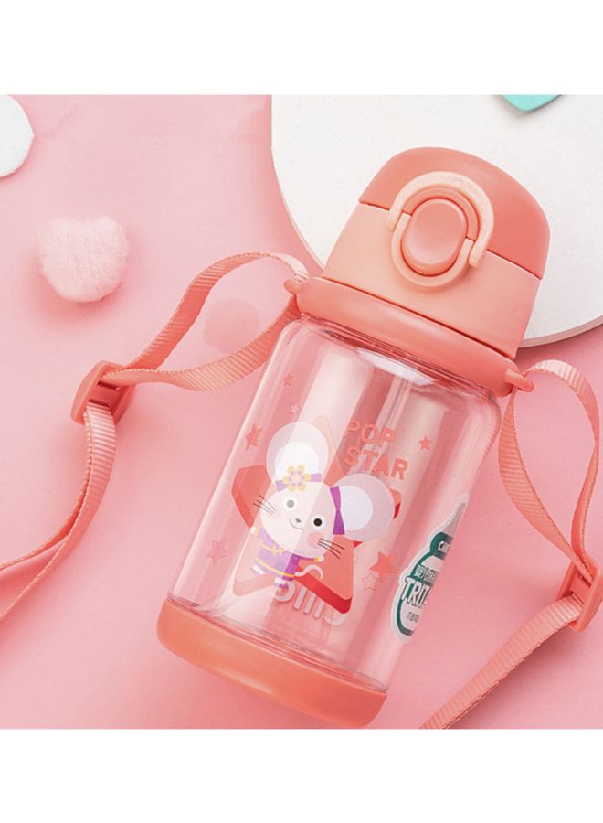 NIBEMINENT Children Water Bottle Clear/Pink/Blue 18.7cm - Image 2