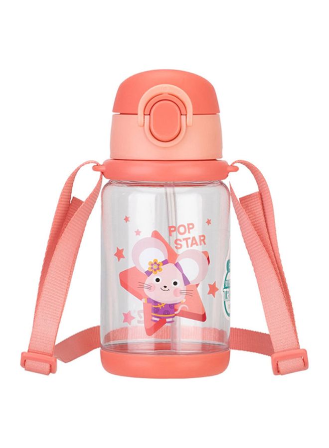 NIBEMINENT Children Water Bottle Clear/Pink/Blue 18.7cm - Image 1