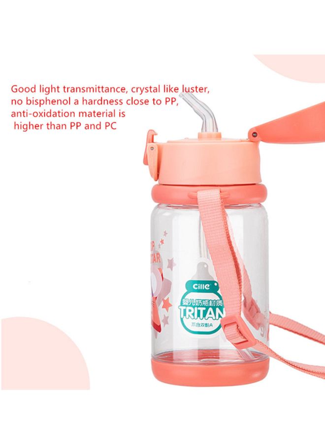 NIBEMINENT Children Water Bottle Clear/Pink/Blue 18.7cm - Image 3