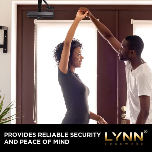 LYNN HARDWARE Medium Duty Automatic Door Closer (Dark Bronze) - Highly Durable Cast Aluminum, Commercial or Home Use, Adjustable Speed Controls, 3 Mounting Options, 3 Hour Fire Rated (DC6003 Model) - Image 4