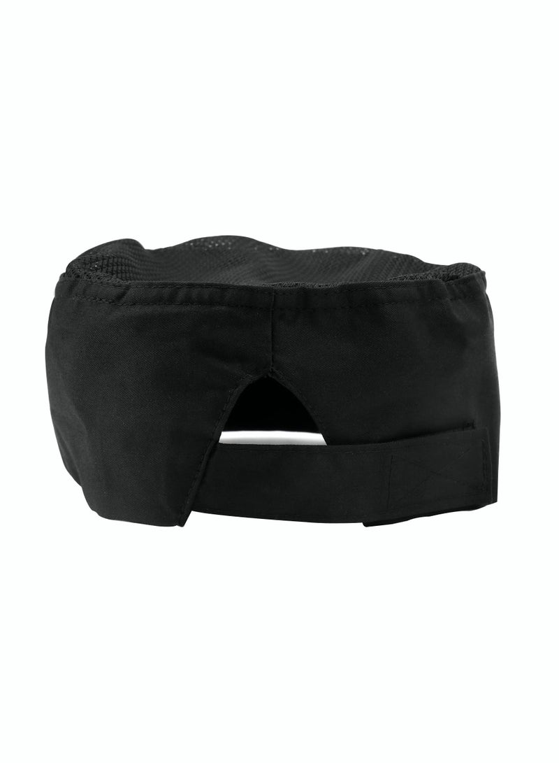 SYOSI 4 Pcs Unisex Chef Hats Adjustable Kitchen Cooking Caps with Breathable Mesh Top - Image 4