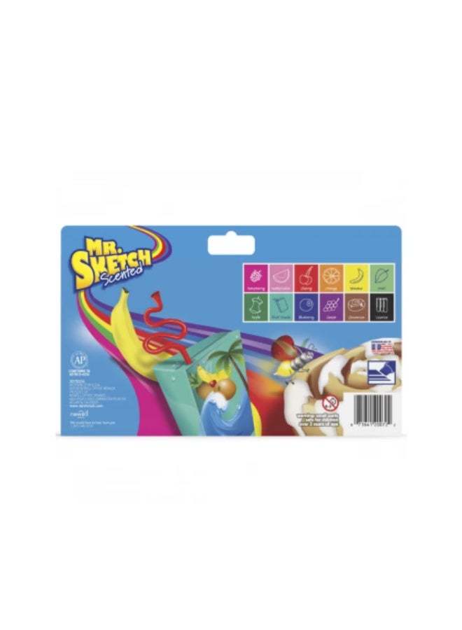 مستر.سكيتش أقلام تلوين مائية من Mr. Sketch®، ألوان متنوعة معطرة، مجموعة من 12 قطعة - Image 2