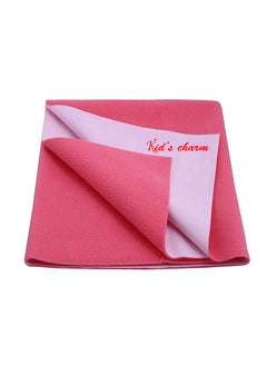 Kid's Charm Kids Charm Instant Dry Water Proof and Reusable MatBed ProtectorAbsorbent Dry Sheets 140cm X 100cm Large Dark Pink  - Image 1