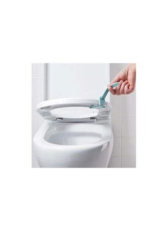 سبيس شوب غطاء مقعد المرحاض رفع الفرقة طوي غطاء المرحاض غطاء المقعد رافع مقبض ملحقات الحمام ، مقبض غطاء رافع لمقعد المرحاض ذاتي اللصق  - Image 3