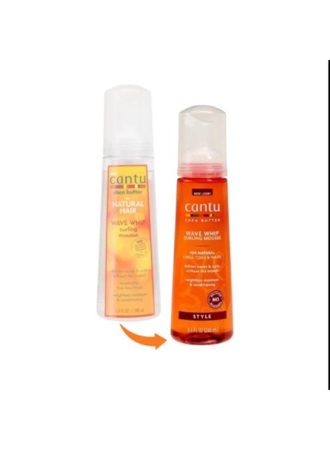 CANTO Shea Butter Wave Whip Curlng Mousse 248ml - Image 1