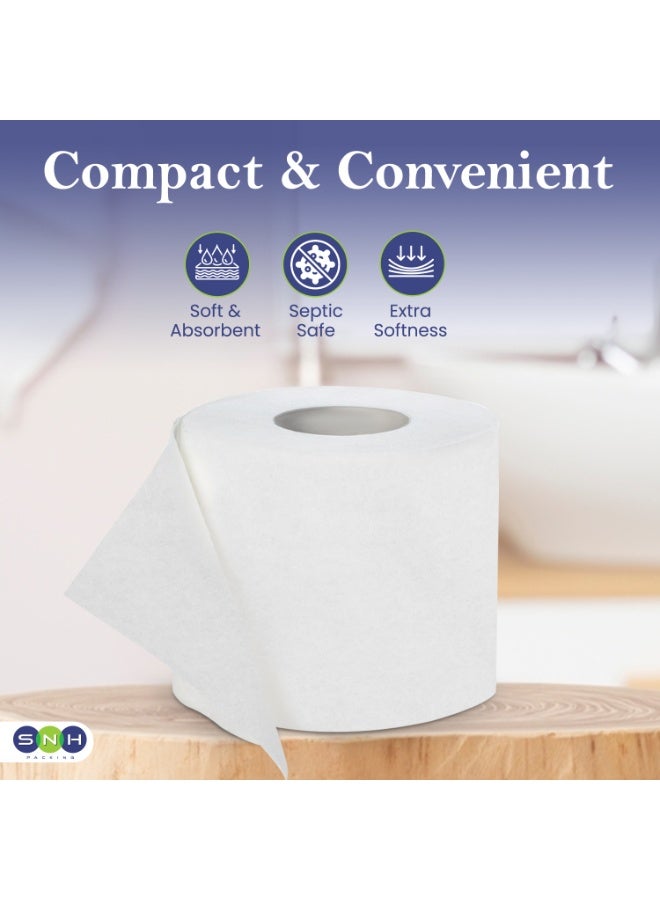 SNH Packing Soft N Hygienic Toilet Paper Tissue Roll Pack of 30, Embossed, 400 Sheets x 2 Ply - Image 5