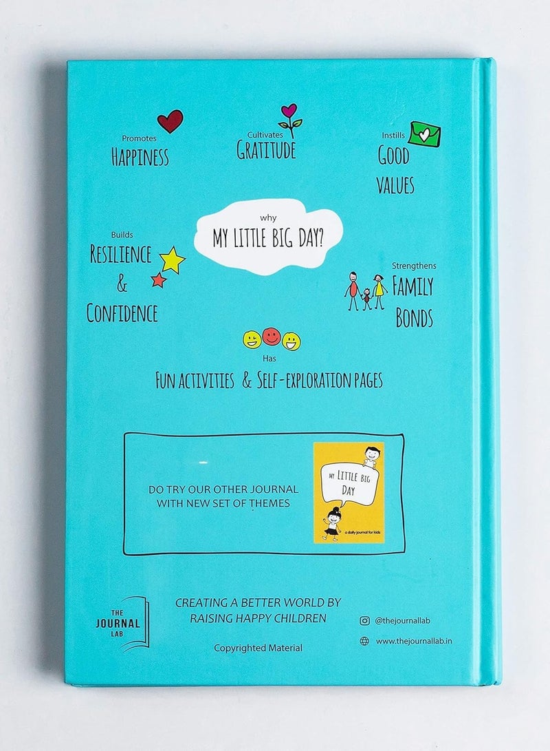 The Journal Lab My Little Big Day: A Daily Gratitude Journal for Kids Aged 5-12 both Boys & Girls, with Daily Writing Prompts, Weekly Themes & Fun Activities from (146 pages, Blue Book) - Image 2