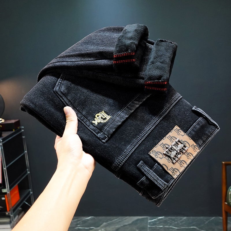 Unisex Classic Denim Jeans Loose Fit Daily Outdoor Wear - Image 2