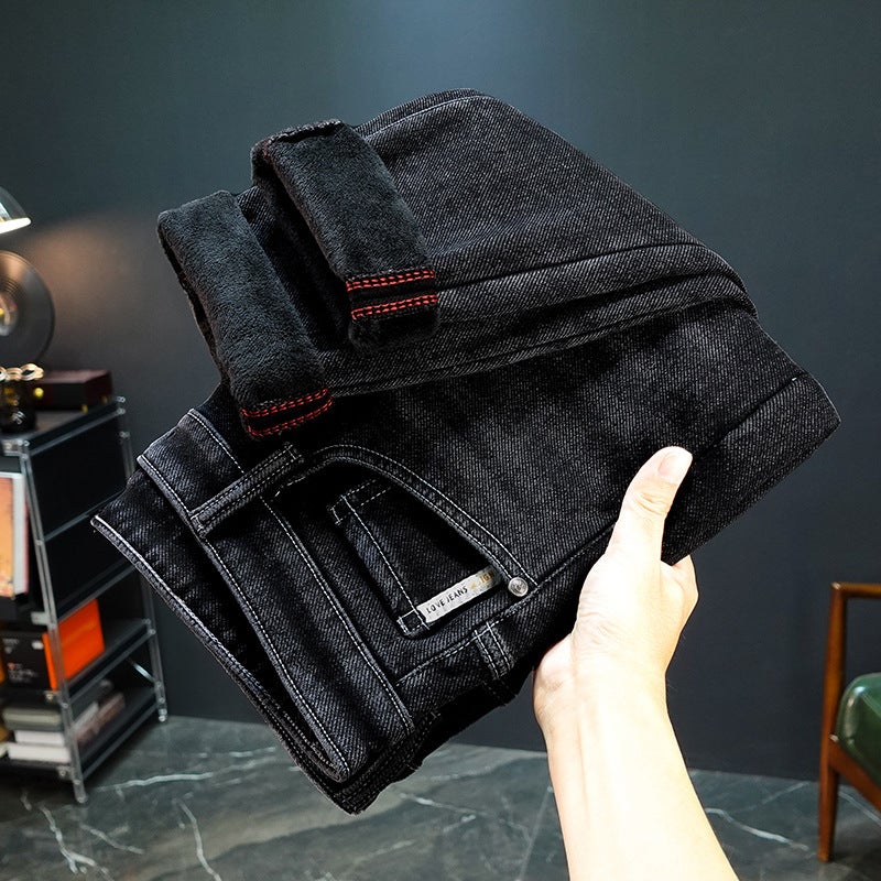 Unisex Classic Denim Jeans Loose Fit Daily Outdoor Wear - Image 3
