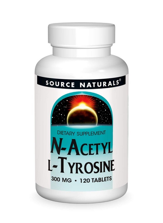 Source Naturals N-Acetyl L-Tyrosine Dietary Supplement - 120 Tablets - Image 1