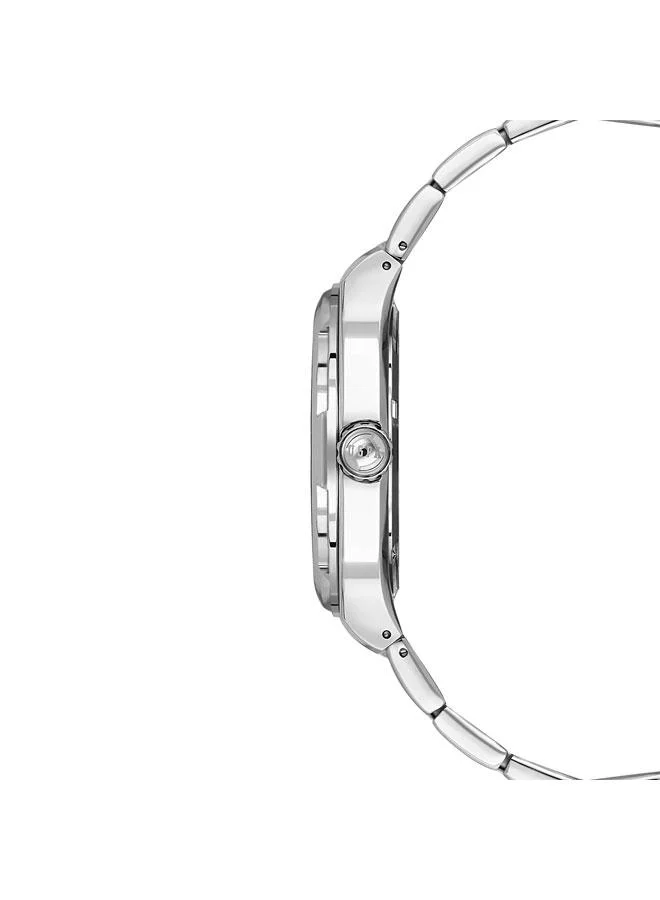 يو اس بولو اسن Fundamental 42mm Men's Watch with Green Dial & Stainless Steel Bracelet
