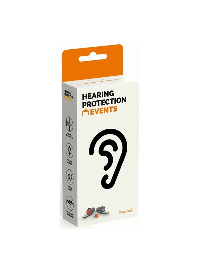 Crescendo Dynamic Ear Company Packed Crescendo Events Eco Box orange later