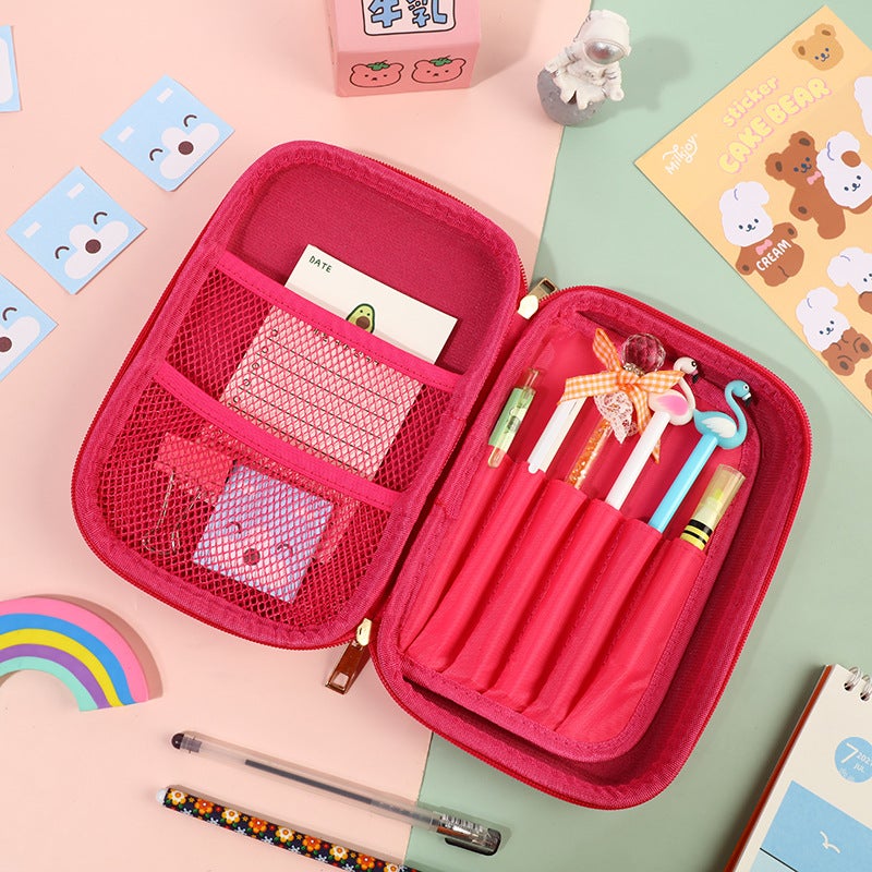 Waterproof Hard Case Stationery Box 3D Cartoon Pencil Case Primary School Students Large Capacity Stationery Bag Compression Large Capacity Storage Bag - Image 4