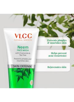VLCC VLCC Neem Face Wash With Chamomile And Tea Tree, 150Ml  - Image 4