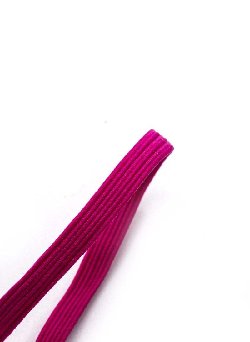 6mm Elastic Bands - 36 Yards for Sewing and Crafting (Magenta) - Image 2
