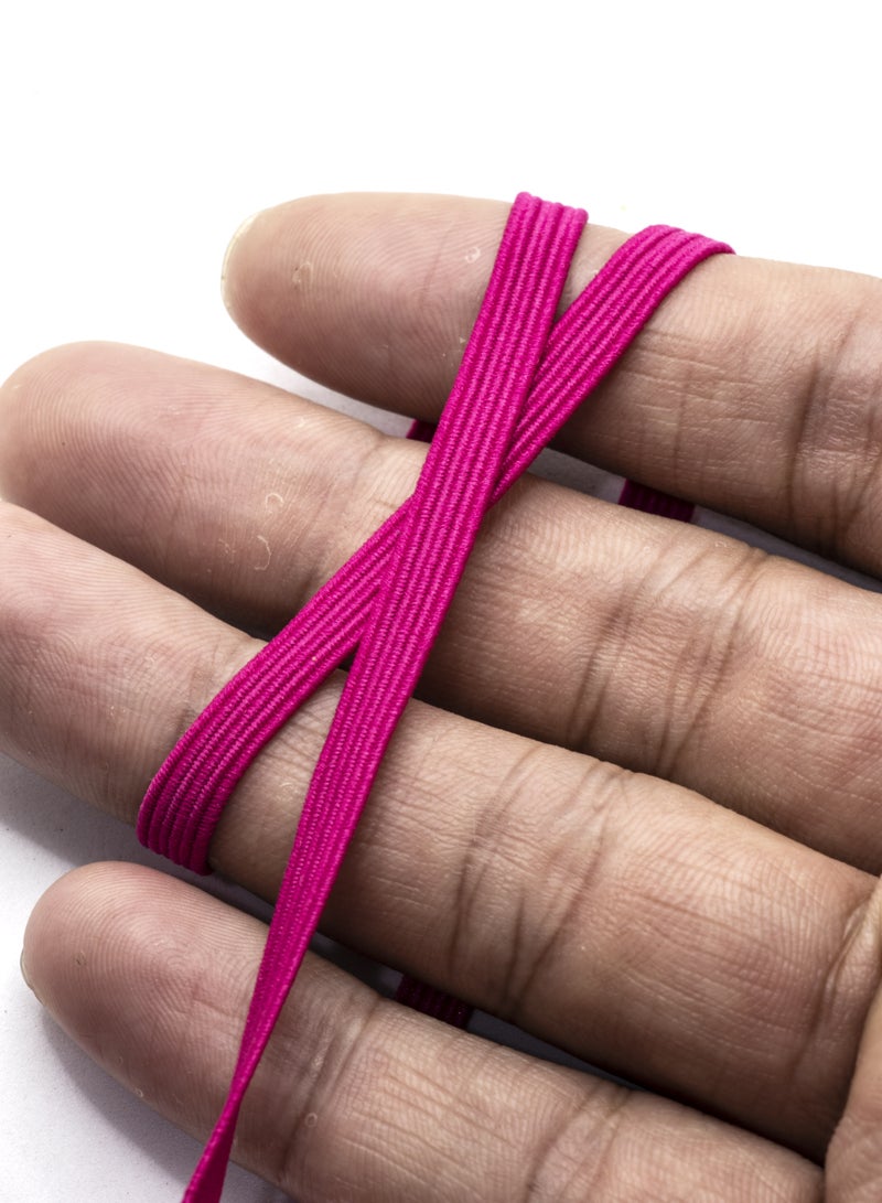6mm Elastic Bands - 36 Yards for Sewing and Crafting (Magenta) - Image 3