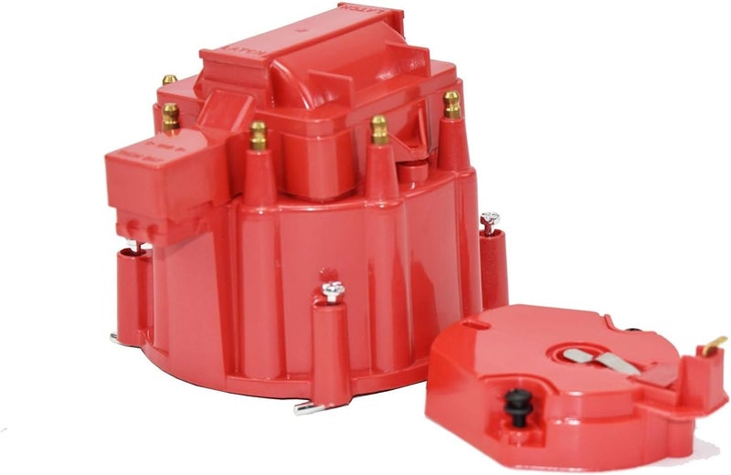 A-Team Performance HEI Distributor Tune-Up Kit - High-Strength Distributor Cap Rotor Kit - 65kV 595304 Ignition Coil - Compatible with GM HEI Systems & Coil Connector - Red Pack of 1 - Image 5