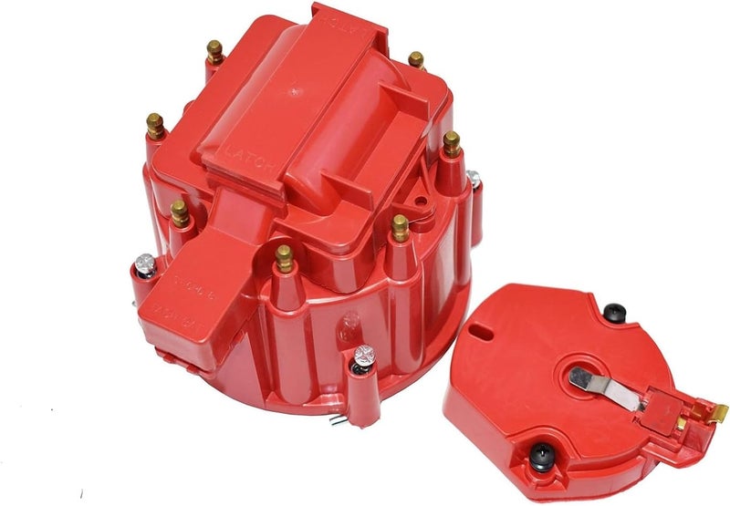 A-Team Performance HEI Distributor Tune-Up Kit - High-Strength Distributor Cap Rotor Kit - 65kV 595304 Ignition Coil - Compatible with GM HEI Systems & Coil Connector - Red Pack of 1 - Image 4
