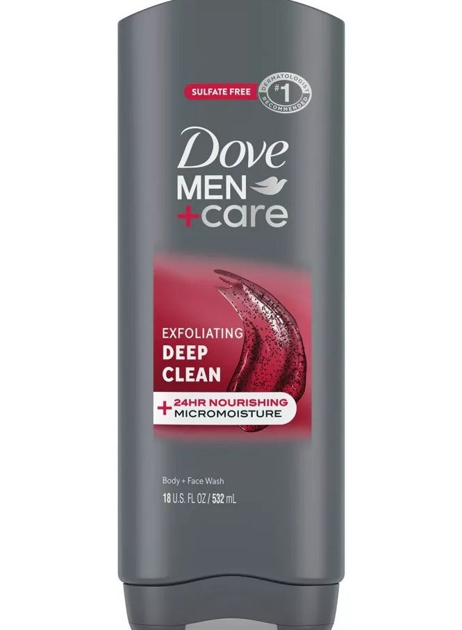 دوف من+كير غسول الجسم والوجه دوف مين+كير للتنظيف العميق والترطيب الدقيق 532 مل - Image 1