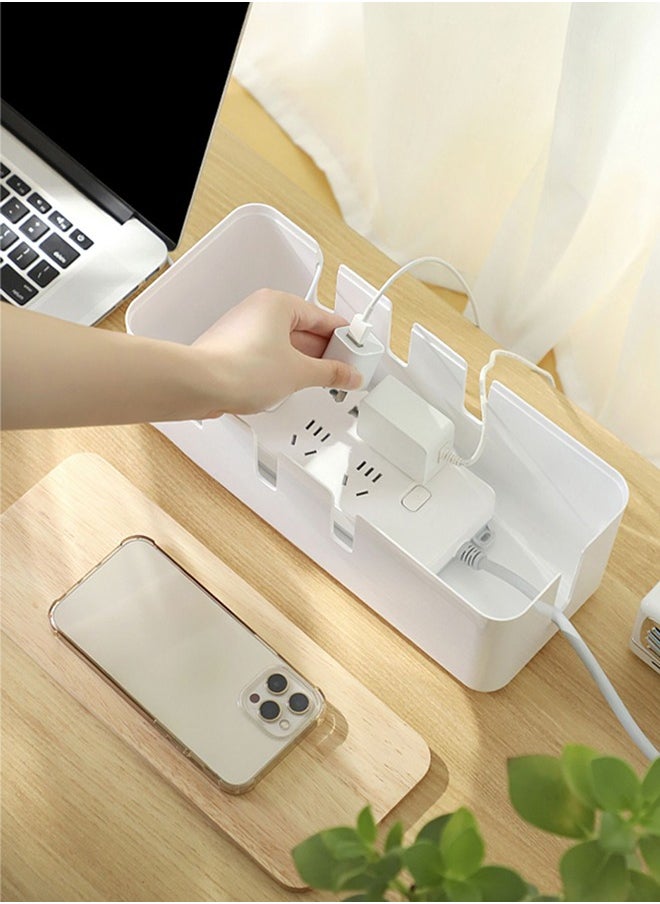 Occuwzz Cable Management Box Cord Organizer Cable Hiding Box System To Cover And Hide Power Strips Cords  - Image 4