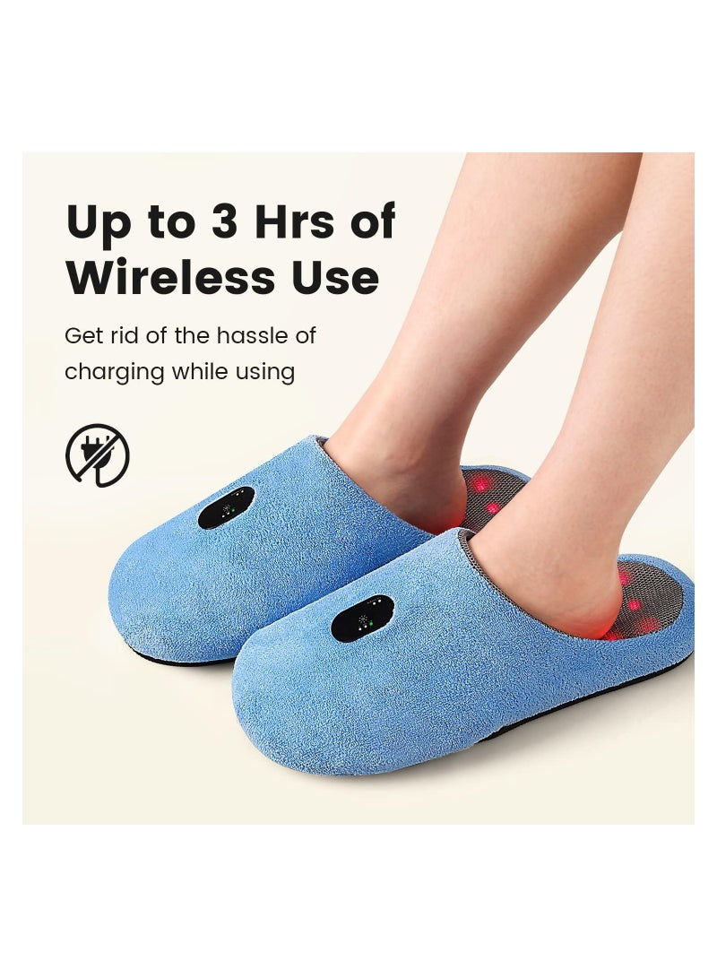 Rechargeable Red & Blue Light Therapy Device for Feet, 460NM, 660NM & 850NM with Pulse Mode for Enhanced Foot Health and Pain Relief at Home. - Image 2