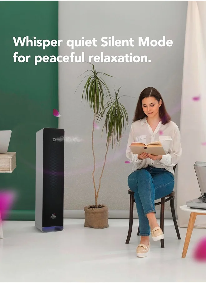 Dr Scent Essential Oil Diffuser Machine - Standalone Aromatherapy Device - Large Area Scent | 900 Square Meter Coverage Area, Whisper-Quiet Operation | Elegant Design