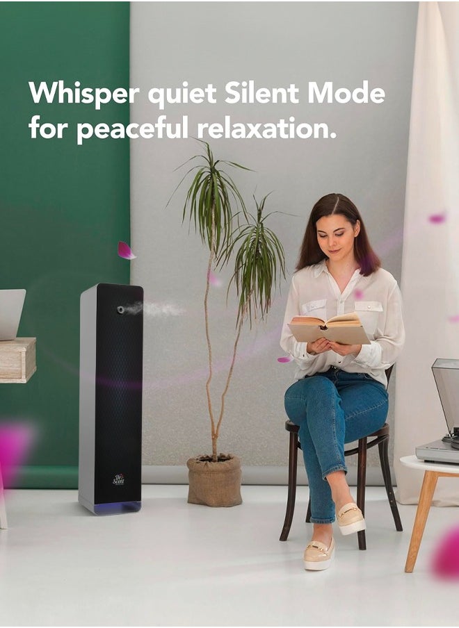 Dr Scent - Essential Oil Diffuser Machine - Standalone Aromatherapy Device - Large Area Scent | 900 Square Meter Coverage Area, Whisper-Quiet Operation | Elegant Design - Image 1