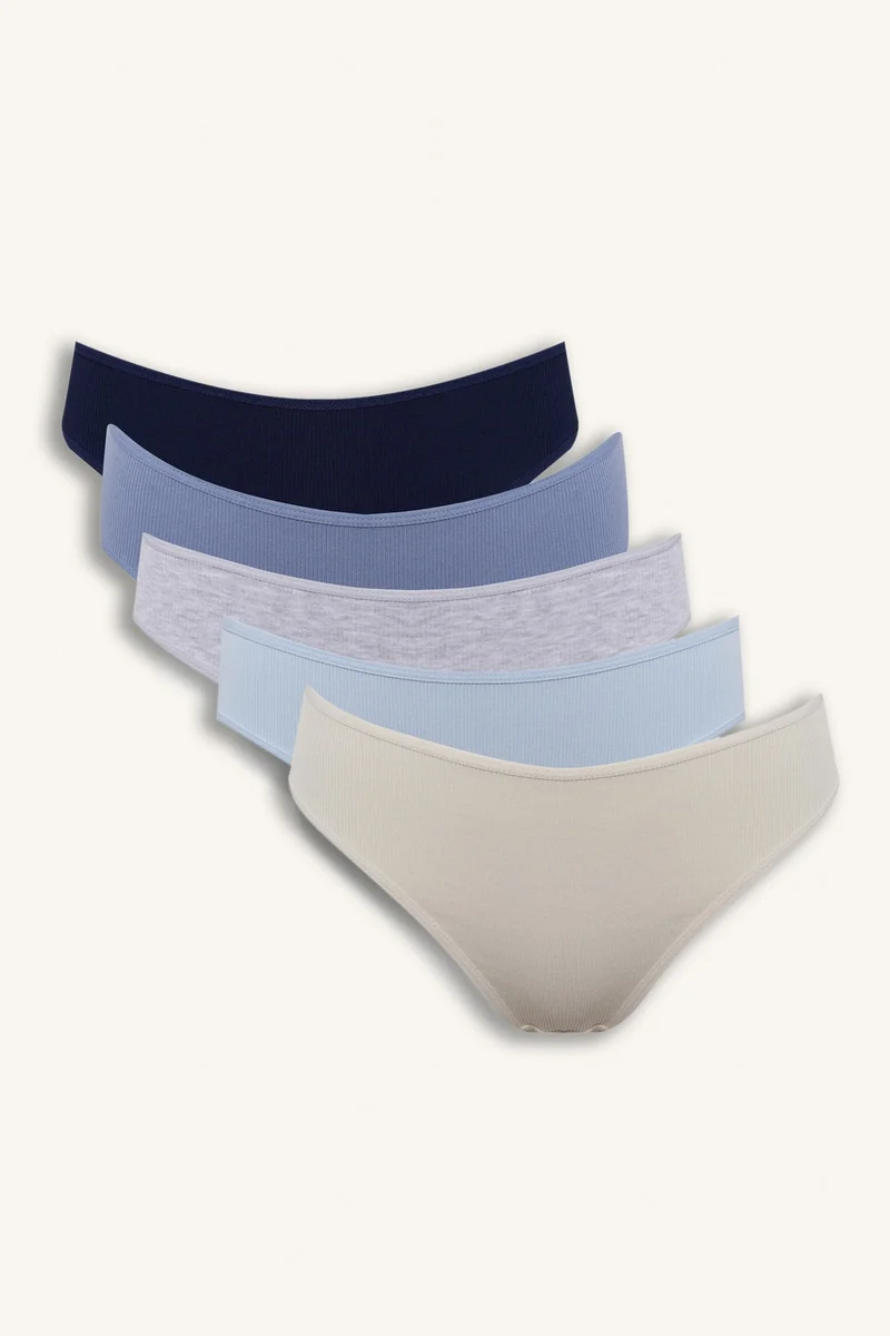 Ribbed 5 Piece Panties
