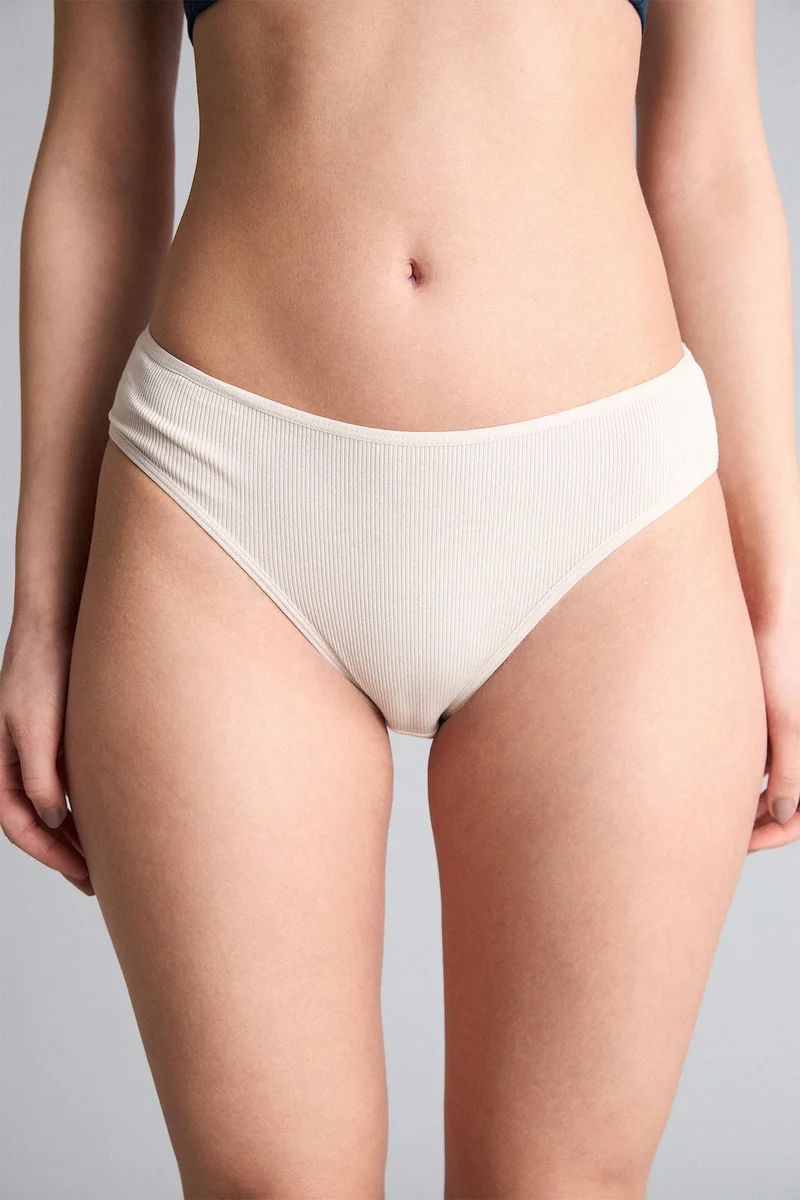 Defacto  Ribbed 5 Piece Panties for Women | Best Price UAE