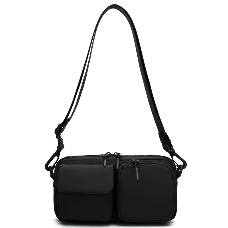 New Lulu-Style Crossbody Bag with Foldable Storage Design, Suitable for Outdoor Sports, Daily Casual Use, and as a Small Sports Bag - Image 2