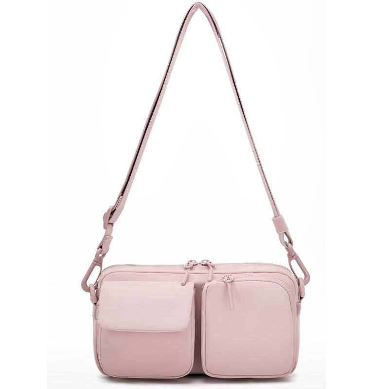 New Lulu-Style Crossbody Bag with Foldable Storage Design, Suitable for Outdoor Sports, Daily Casual Use, and as a Small Sports Bag - Image 5