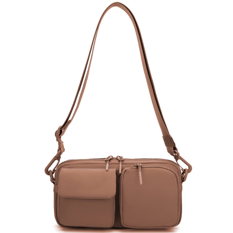 New Lulu-Style Crossbody Bag with Foldable Storage Design, Suitable for Outdoor Sports, Daily Casual Use, and as a Small Sports Bag - Image 4