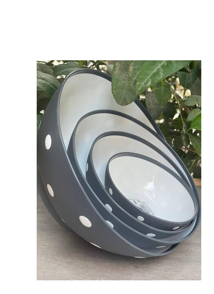 Generic Plastic Bowl Set - 4 Pieces, Different Capacities  - Image 4