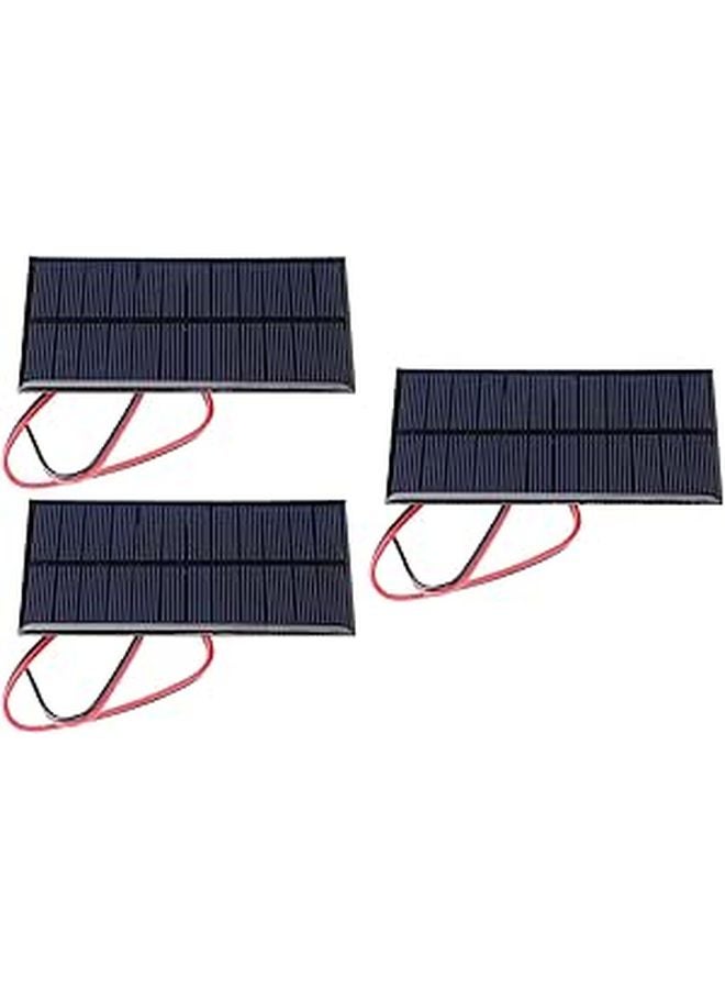 Generic 3Pcs 6V 1W Solar Panel Module With 30cm Cable For DIY Charger ...