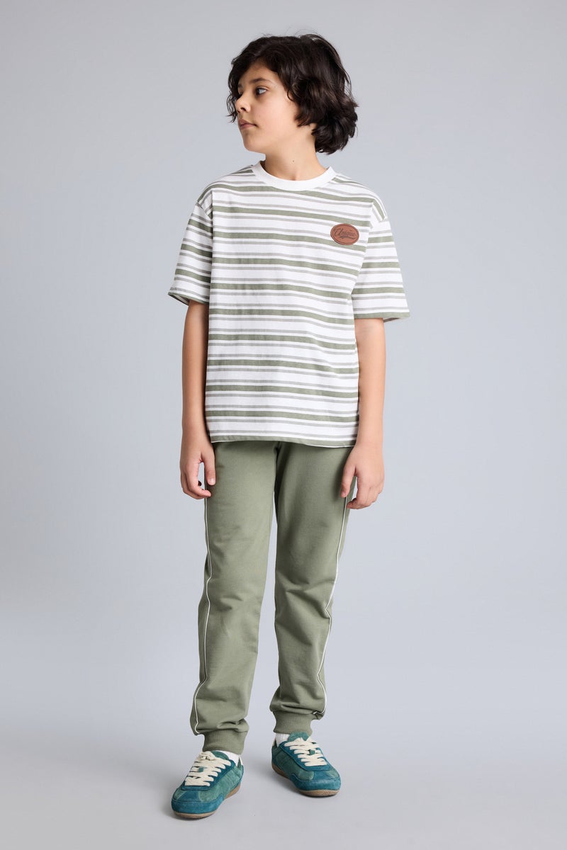 DeFacto Green Boy 2 piece Oversize Fit Set Casual - Image 2