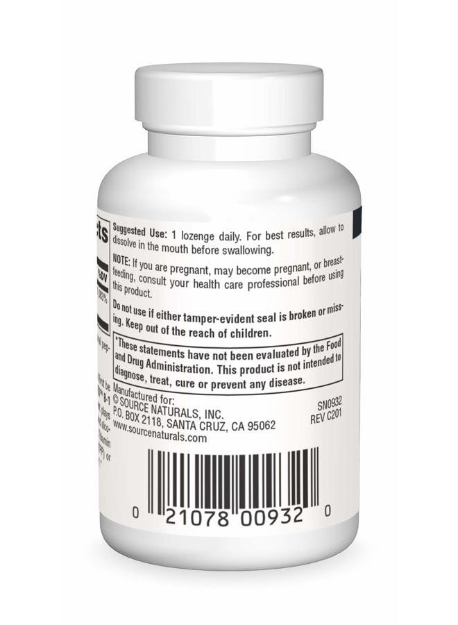 Source Naturals Coenzymated B-1, Cocarboxylase, 25 Mg, 30 Count - Image 2