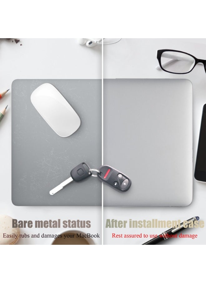 حافظة SANMUGEED متوافقة مع حافظة MacBook Air مقاس 13 بوصة 2022، إصدار 2021-2018 A2337 M1 A2179 A1932 بشاشة ريتينا تعمل باللمس، حافظة بلاستيكية صلبة ذات غلاف صلب