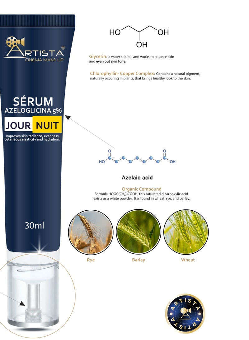 Artista CINEMA MAKEUP Face Primer Serum Azeloglicina 5%  - Image 3