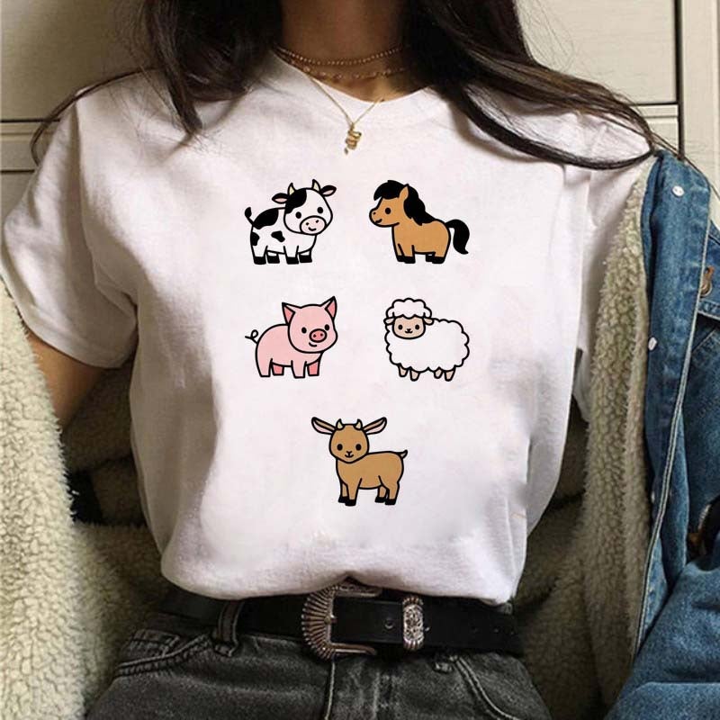 [Send On The Same Day] Supply T-Shirt Printed T-Shirt Women'S Short-Sleeved Women'S Clothing - Image 1