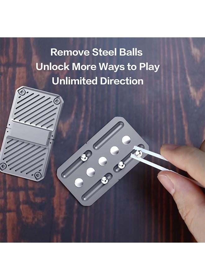 Peachjoy Fidget Toys Adults, Metal Magnetic Fidgets Desk Toys, Cool EDC Gadgets Anxiety Stress Relief Toys, ADHD Tools for Adults Teens, Desk Fidget Toys Gifts for Boyfriend and Father - Image 4