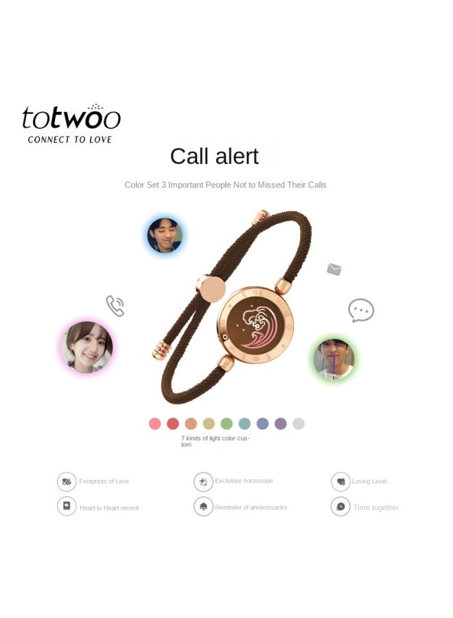توتو Totwoo Mountain And Sea Pledge Chinese Style Edition سوار ذكي تفاعلي للعلاقات عن بعد يستشعار الاهتزاز للأزواج - Image 4