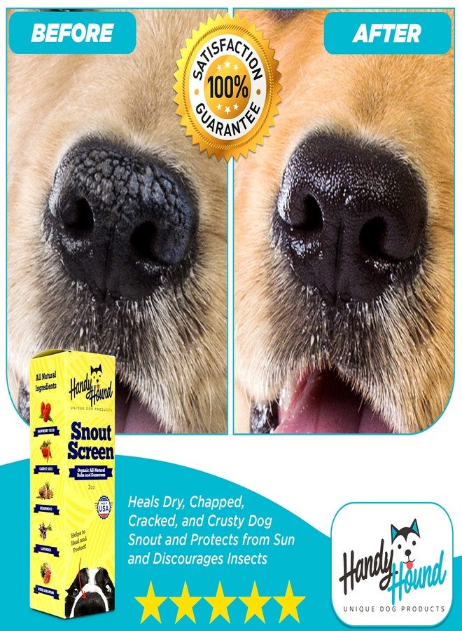 Handy Hound SnoutScreen and Paw Butter Bundle for Dogs, Dog Sunscreen for Nose and Ears, Lick Safe Paw Balm for Dry Cracked Paws, Dog Beach Essentials, for Severe Dry Skin Relief - 4oz - Image 3