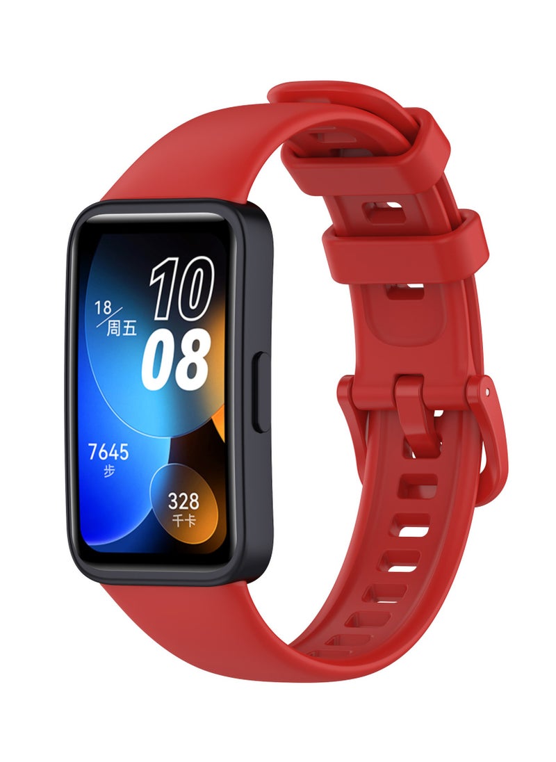 HW Silicone Watchband For Huawei Band 8 Huawei Band 9 Strap SmartWatch WristbandBracelet Wriststrap Sport Replacement，Transparent Protective Shell  - Image 2