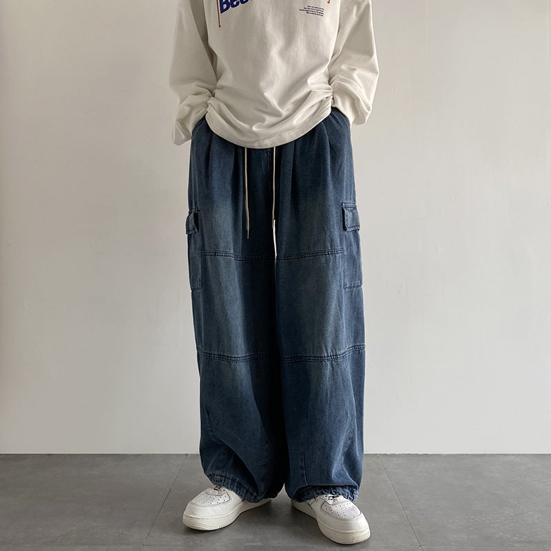 Unisex Casual Daily Denim Jeans - Image 4