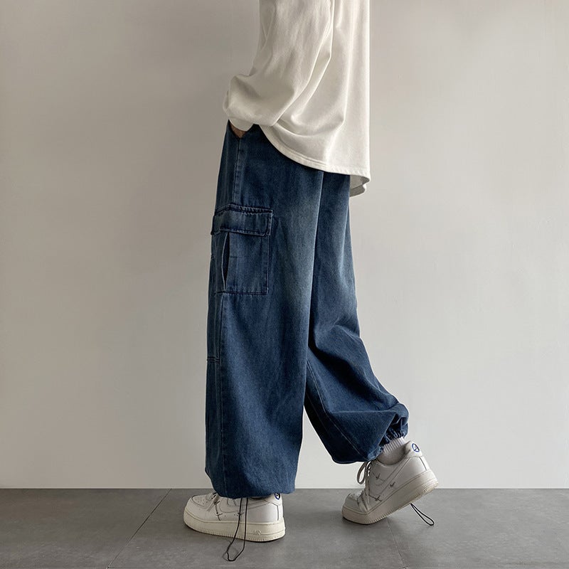 Unisex Casual Daily Denim Jeans - Image 1
